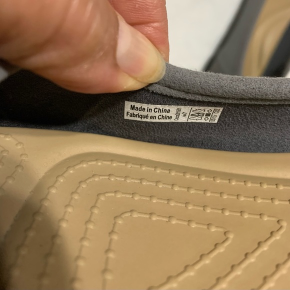 🦋 Crocs Women’s Marin Colorlite Gray Ballet Slip On Flats Size W7. - Picture 6 of 9